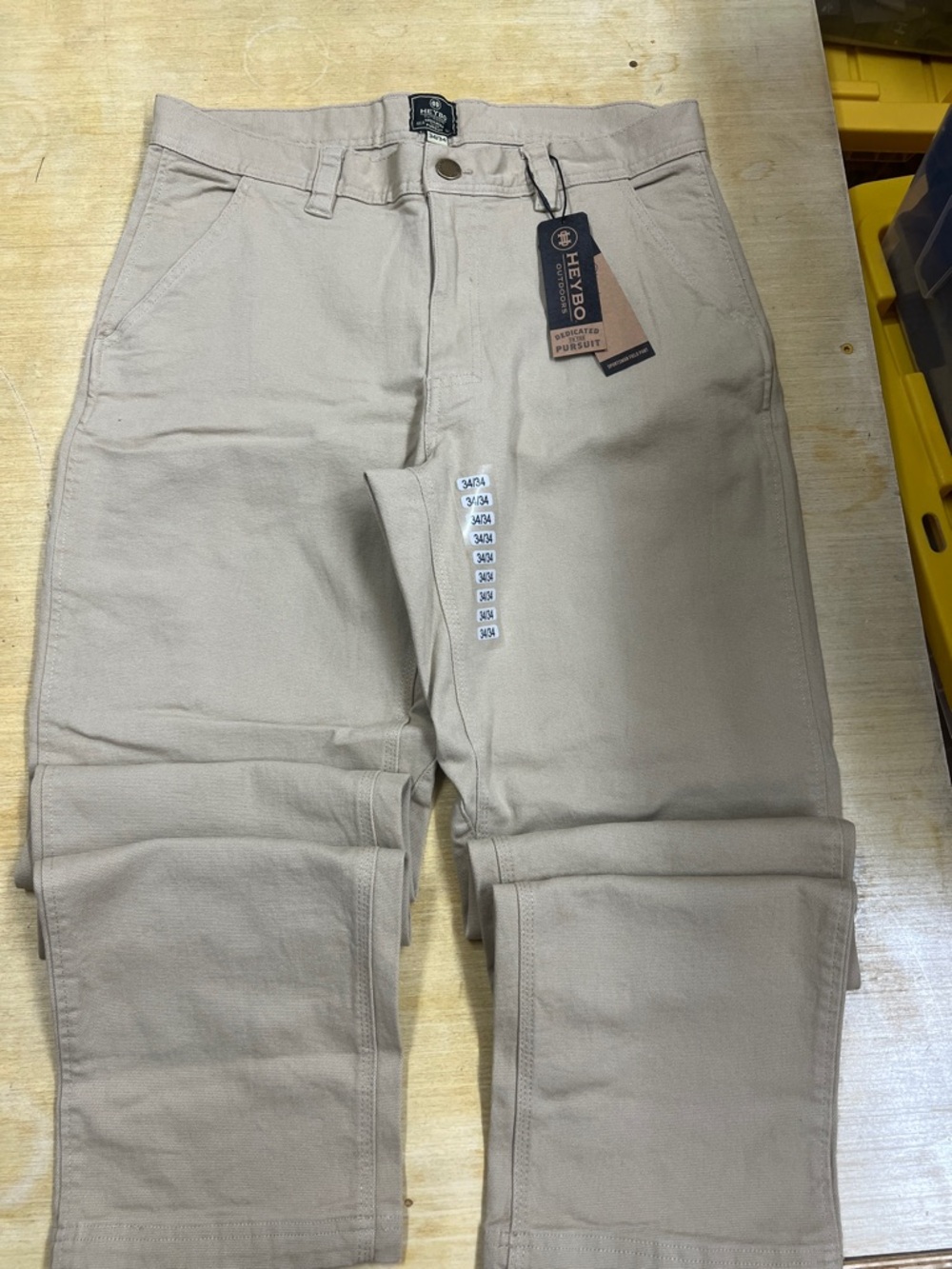 NWT HEYBO Men's Sportsman Field Pant- Wheat